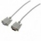 1X (RS232 DB9 9 érintkezős dugaszos és aljzat soros port kábel ipari adapter 1.3M S5W1