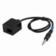 2x (3,5 mm-es dugaszoló csatlakozó az RJ9 4P4C aljzathoz-adapter átalakító hosszabbító kábel Wir R8Q9