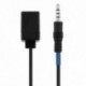 2x (3,5 mm-es dugaszoló csatlakozó az RJ9 4P4C aljzathoz-adapter átalakító hosszabbító kábel Wir R8Q9