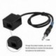 2x (3,5 mm-es dugaszoló csatlakozó az RJ9 4P4C aljzathoz-adapter átalakító hosszabbító kábel Wir R8Q9