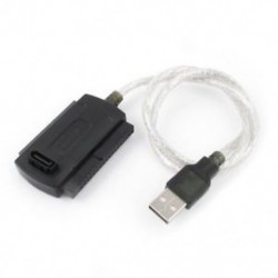 USB 2.03.52.5 IDE SATA merevlemez-meghajtó merevlemez-átalakító kábel-adapter fekete C5A9
