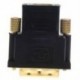 2X (Új aranyozott HDMI aljzat - DVI-D csatlakozóhöz - D3R9)