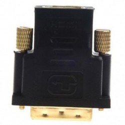 2X (Új aranyozott HDMI aljzat - DVI-D csatlakozóhöz - D3R9)