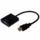Új fekete bemenet a VGA adapter átalakítójához a R9I5 W2E4 K2C2 PC laptophoz