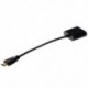 Új fekete bemenet a VGA adapter átalakítójához a R9I5 W2E4 K2C2 PC laptophoz