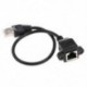 2X (1FT RJ45 hím-női csavaros panelre szerelt Ethernet LAN hálózat Extensio Y1D8