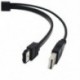 2,5 hüvelykes merevlemez-meghajtó SATA 22Pin az eSATA Data USB-tápkábel-adapterhez X2Y3