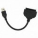 1X (Fasdga USB 3.0 - 2.5 &quot SATA III merevlemez-adapter kábel / UASP - SATA t S6Q3