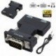 1080P HDMI aljzat - VGA hím audio kimeneti kábel-átalakító adapterrel J7W6