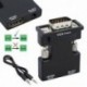 1080P HDMI aljzat - VGA hím audio kimeneti kábel-átalakító adapterrel J7W6
