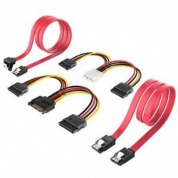 1X (SSD / SATA III merevlemez-csatlakozókábelek (1 x 4 tűs kettős, 15 tűs SATA N6R5)