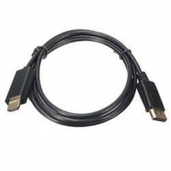 1080P 1,8 m-es Displayport DP és HDMI Male AV adapterkábel LCD HDTV PC T8Y0 laphoz