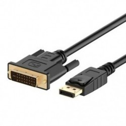 1X (DisplayPort (DP) - DVI kábel, aranyozott, 6 lábú K2E7)