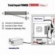 2X (Tápegység-elosztó, Kettős PSU-kábel-adapter, 24-pólusú 20   4-pólusú ATX Anya V3Y7