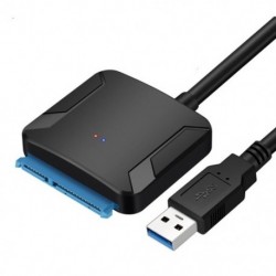 1X (SATA - USB 3.0 2.5 / 3.5 HDD SSD merevlemez-átalakító kábel vonal adapter G6I4)