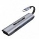 7 az 1-ben Type-Hub USB C adapter 4K HDD-vel, C-típusú, Pd töltőporttal, 3 B0W4