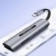 7 az 1-ben Type-Hub USB C adapter 4K HDD-vel, C-típusú, Pd töltőporttal, 3 B0W4