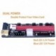1X (VER009S 6-Pack PCI-E 16x – 1x tápegységű adapterkártya 4PIN-vel, SATA a G1L2