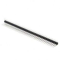 1X (10 db 1 x 40 tűs, 2,54 mm-es sorrendű, egysoros, derékszögű NYÁK-érintkező fejléc Y9E4)