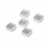 5 x hűtőborda, 8 x 8 x 5 mm, alumínium hűtőbordák a V9H3 nyomtatófokozatú motorhoz