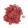 200 db 3X8X0,7 mm szigetelt, szálas szigetelő alátétek, távtartók, piros D2U2 R8V2