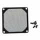 8 cm x 8 cm méretű PC hűtőventilátor, alumínium, pormentes Meshy Filtere Black O2V3
