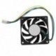 70x70x15mm 12V 4 pin PWM PC számítógép tok CPU hűtő hűtőventilátor fekete Y8W9