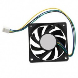 70x70x15mm 12V 4 pin PWM PC számítógép tok CPU hűtő hűtőventilátor fekete Y8W9