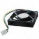 70x70x15mm 12V 4 pin PWM PC számítógép tok CPU hűtő hűtőventilátor fekete Y8W9