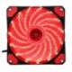 15 lámpa LED PC számítógép alváz ventilátor tokja Hűtőbordás hűtőventilátor DC 1 I1K5