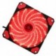 15 lámpa LED PC számítógép alváz ventilátor tokja Hűtőbordás hűtőventilátor DC 1 I1K5