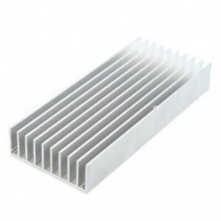 130 mm x 56 mm x 20 mm Hűtőborda hő diffúz alumínium hűtés Fin D3Y2
