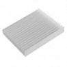 Ezüst hangú alumínium hő diffúz hűtőborda hűtés fin 120x100x18mm D4H2