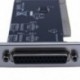 2X (DB25 párhuzamos port IEEE 1284 nyomtató PCI vezérlőkártya adapter, fekete O6I3)