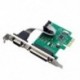 1X (RS232 RS-232 soros port COM és DB25 nyomtató párhuzamos port LPT és PCI-E PP2A3 között)
