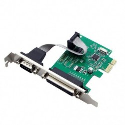 1X (RS232 RS-232 soros port COM és DB25 nyomtató párhuzamos port LPT és PCI-E PP2A3 között)
