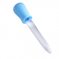 1X (5ml átlátszó műanyag pipettás folyékony gyógyszercsepegtető kék a Baby U1E4-hez)