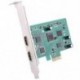 PCI Express HD videó rögzítő kártya PCIe 1080P 60 HDMI Capture Card vmix huzal X1U2