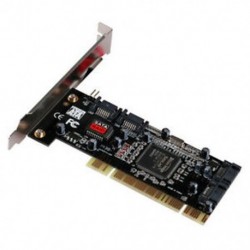 8X (PCI Expand CARD 4 Port SATA kártya hozzáadása Sil 3114 lapkakészlettel kompatibilis K6I6-hoz