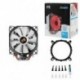 6X (SNOWMAN 4PIN CPU hűtő 6 hőcsővel Egyventilátoros hűtés 12 cm-es ventilátor LGA775 11 W2R8