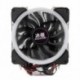 6X (SNOWMAN 4PIN CPU hűtő 6 hőcsővel rendelkező RGB LED kettős ventilátorok, 12 cm-es J2K5 ventilátor hűtéssel