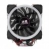 6X (SNOWMAN 4PIN CPU hűtő 6 hőcsővel rendelkező RGB LED kettős ventilátorok, 12 cm-es J2K5 ventilátor hűtéssel