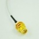1X (SODIAL (R) U.FL IPX és SMA női pigtail-kábel 1,13 mm közötti, az F6X1 WiFi hálózathoz)