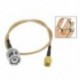 13.4 &quot SMA hím - BNC hím antenna koaxiális pigtail-kábel H5H4 K7W0