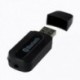 Fekete Bluetooth USB vevő, 3,5 mm-es sztereó audió zenei vevő iPhone M W8G5-hez