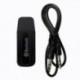 Fekete Bluetooth USB vevő, 3,5 mm-es sztereó audió zenei vevő iPhone M W8G5-hez