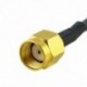 1X (335802 Wi-Fi 2,4 GHz 7 DBI Booster Antenna SMA RP vezeték nélküli Wlan F8J3)