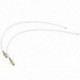1X (2PCS RF pigtail kábel RP-SMA aljzat - U.FL / IPEX Mini PCI RG178 30CM S9O7)