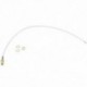 1X (2PCS RF pigtail kábel RP-SMA aljzat - U.FL / IPEX Mini PCI RG178 30CM S9O7)