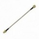 2x antenna kábel SMA aljzat SMA aljzathoz F / M csatlakozó kábel adapter arany   B S1D5